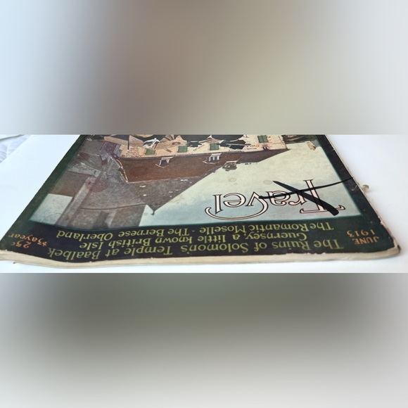 1913 JUNE TRAVEL MAGAZINE - QUIMPERLE, BRITTANY Railroads, Cars, Parks, Ads - Picture 3 of 16